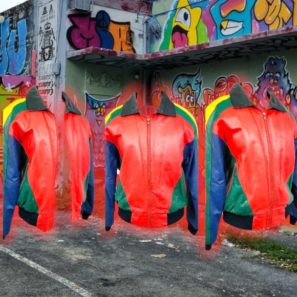 💎ViNTaGe💎 1990’s PHaSe2️⃣ LeaTHeR JaCKeT 🧥 - Picture 2 of 4